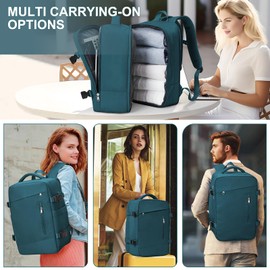 SZLX Ryanair Hand Luggage 40 x 20 x 25 Backpack with Laptop Compartment Waterproof Women's Travel Backpack Hand Luggage Aeroplane Easyjet Cabin Bag Backpack Business Men's School Backpack Travel