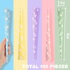 Premium Cotton Candy Cones 100 Pack Rainbow Stars - Candy