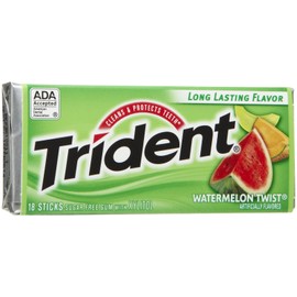 Trident Sugar Free Gum Watermelon Twist , 18 Count