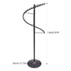 WUSILILU Commercial Spiral Rotating Clothing Rack, Portable Categorized Heavy Duty