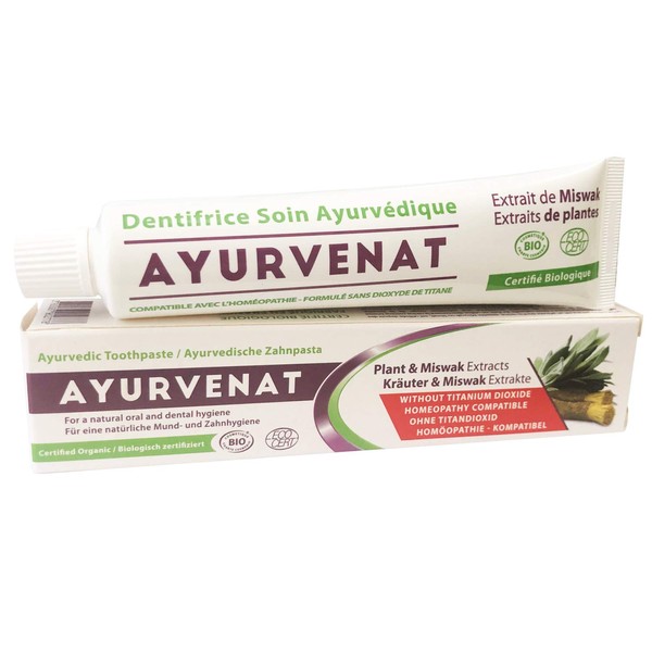 Ayurvedic Miswak Toothpaste Ayur Venat – 2 x 75 ml