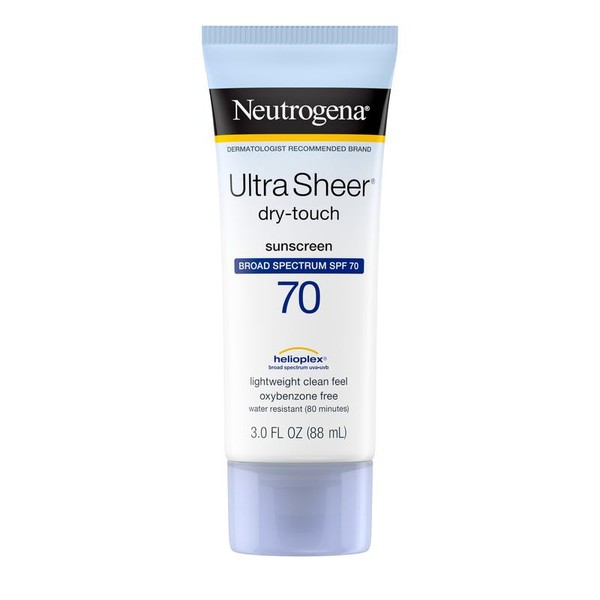 Ultra Sheer Dry-Touch Sunscreen Lotion, Broad Spectrum SPF 70 UVA/UVB
