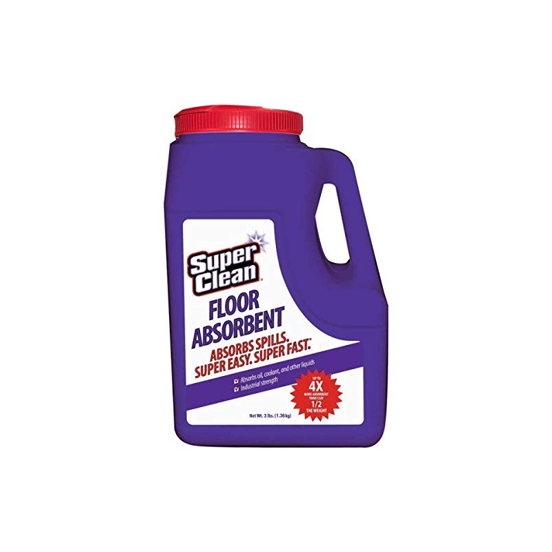 Superclean 275575 3 lbs Absorbent Floor Dry Cleaner