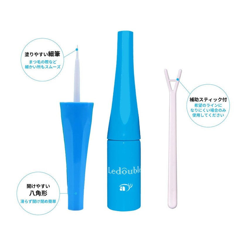 Ledouvre Premium 0.16 fl oz (4 ml) Double Layer Teardrop