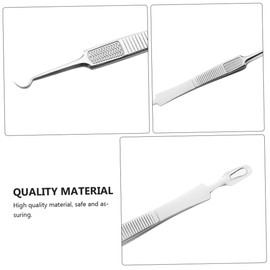 Minkissy Sets Blackhead Extractor Tweezers Stainless Steel Pimple Tool Blackhead Tweezers Tool for Safe Removal Pcs