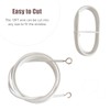 10FT Curtain Wire with 4 Hooks DIY Curtain Rod Picture