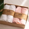 Bassinet Fitted Sheet(35" x 21"), 4 Pack for Most Bedside