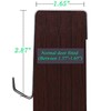 AMOS 24 Pair Mesh Pockets Over the Door Shoe Organiser