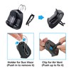 Hypersonic 2-Pack Sunglass Holder for Car Sun Visor, Air Vent