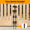 24" Cane Bolt for Gates, Heavy Duty Gate Drop Rod