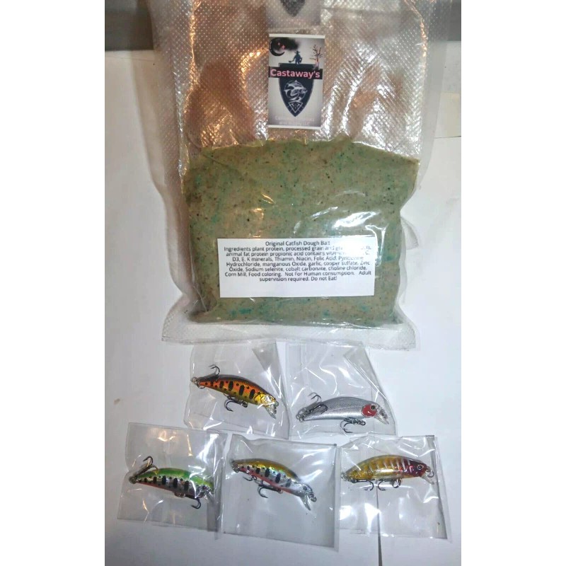 Castaway's Castaways Dough Bait Catfish Reaper 12oz Classic + free