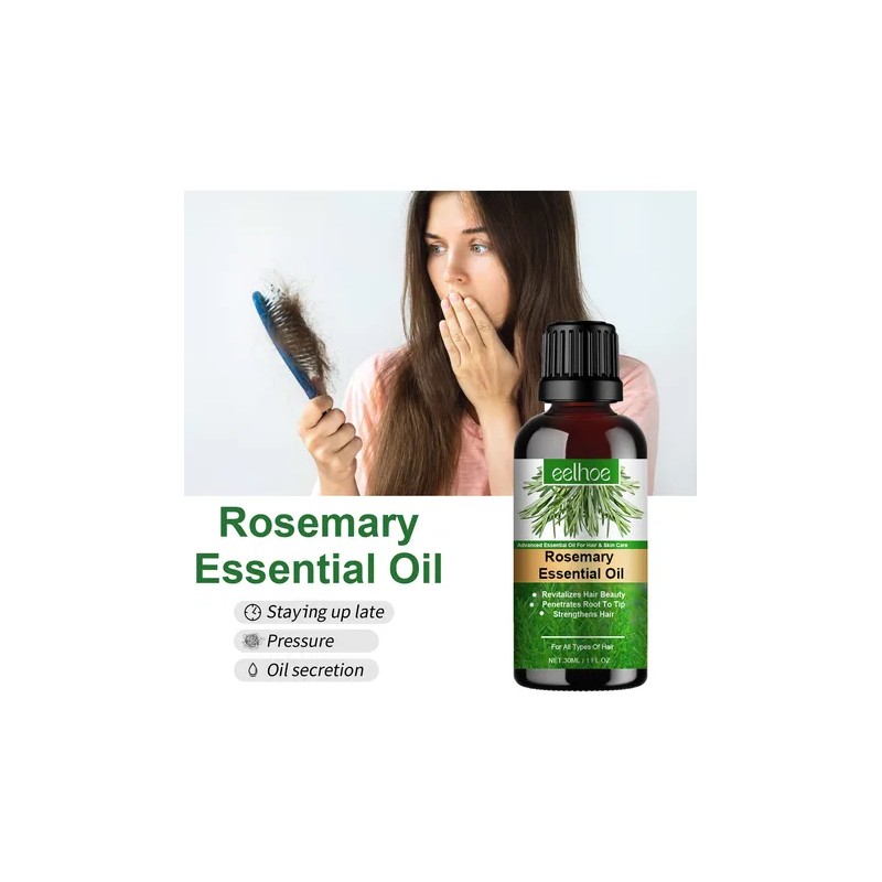 Aceite Esencial De Romero Para El Crecimiento Del Cabello