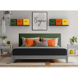 Sorbus Foldable Storage Cubes - 6 Fabric Baskets for Organizing Pantry, Shelf, Toy Box, Cubby, Closet Organizer - 11 Inch Collapsible Closet Organizers & Storage Bins (Dark Yellow, Green, & Orange)