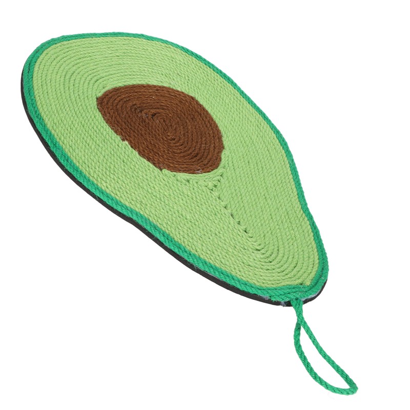 Cat Scratch Pad 28x43cm Avocado Shape Sisal EVA Scratch Resistant