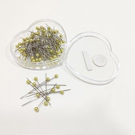JYC CREATIVE 100 Sewing Pins, Sewing Pins, Round Head Pins, Colored Ball Head Pins, Decorating Pins, Bow Pins, Wedding Pins,