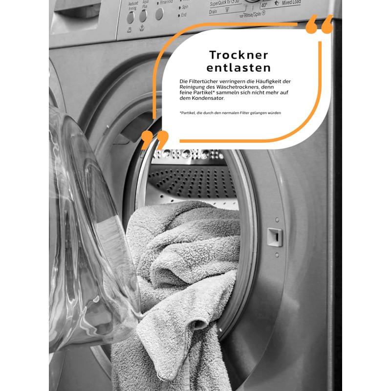 10 x Filter Cloth for Bosch Siemens Constructa Filter Dryer