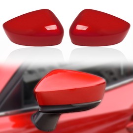 CZShiYue Car Rearview Mirror Cover Cap Housing Protective Cover for Exterior Mirrors Fit for Mazda 3 Axela 2017 2018 2019 Rearview Mirror Accessories(Blue, Left Driver Side