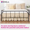 RIMELA Light Beige Bed Skirt Queen Size 15 Inch Drop