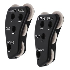BESPORTBLE 2Pcs Portable Baseball Umpire Clicker Handheld Score Counter for Baseball Softball Durable Umpire Indicator Lightweight Design for Easy Carrying Essential Gear for Accurate Scoring