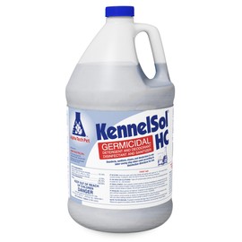 KennelSol HC 1-Step High Concentrated Kennel Cleaner, Liquid Disinfectant Cleaner, Effective Against Bacteria and Viruses - 1 Gallon by Alpha Tech Pet