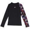 Speedo Boy's Skull Long Sleeve Rash Top, Multicolour, 6