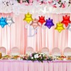 60 Pieces Star Shaped Balloons 10 Inch Colorful Star Balloons