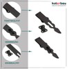 KOTARBAU® Hasp 200mm Security Hasp Powder Coating Device Padlock Steel