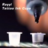 Rayyl Tattoo Ink Cup Holder with 100 Ink Caps, Skull