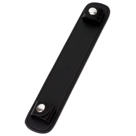 prendre PR-SHOUPAD-BKSV Shoulder Pad, Cowhide Leather, Anti-Slip, Shoulder Strap, Shoulder Strap, For Work Commutes To Work Or School, Shoulder Pad, Stylish, Shoulder Bag, Black Silver