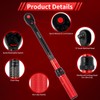 Hairich 1/2 Inch Drive Click Torque Wrench, Dual-direction Torque Wrench
