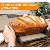 Silicone Bread Loaf Pan Liner, 2 Pack Reusable Silicone Bread
