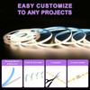 MIWISE COB LED Strip 32.8ft/10m,CRI 90+ Warm White 3000K High
