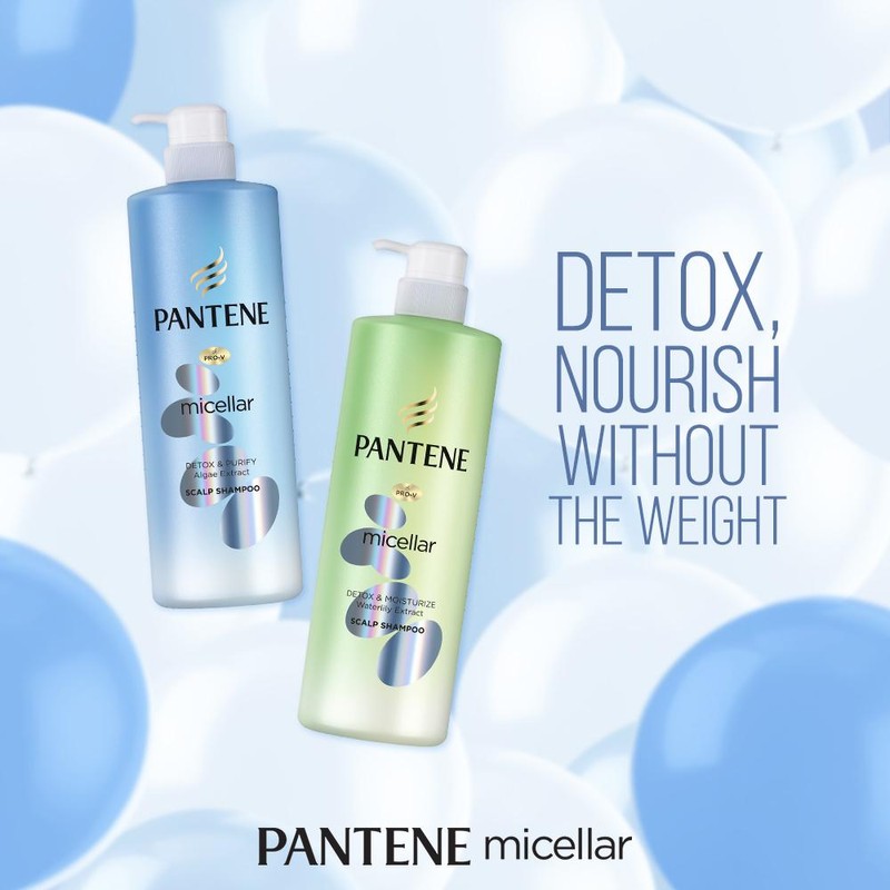Pantene Micellar Detox & Moisturize Shampoo 530ML