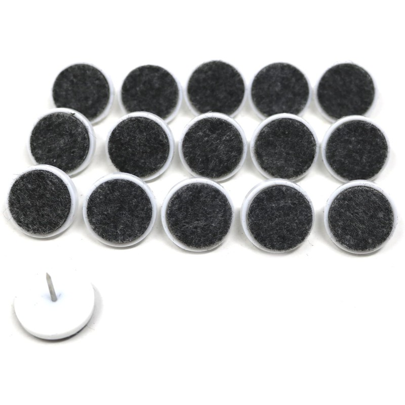16 x fiXte Furniture Felt Slide Pads Chair Sliders Glides