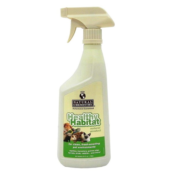 Natural Chemistry Healthy Habitat Cleaner and Deodorizer Reptile & Small Pets , 24 oz