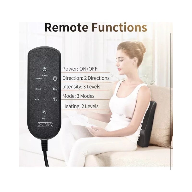 Boriwat Back Massager with Heat, Massagers for Neck & Back,