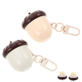 Baluue 2pcs Adorable Lip Balm for Hydrating Non Greasy Chestnut Moisturizer for Home School Outdoor Travel and Daily Use