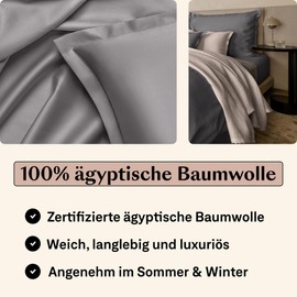 Amqua Cushion Cover 40 x 40 cm Cotton Set of 2 Dark Grey Soft Cushion Cover 40 x 40 cm Made of Finest Egyptian Cotton Cushion Cover 40 x 40 cm Satin with Zip Cushion Cover 40 x 40 cm Cushion Cover 40