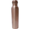 Plain Copper Water bottle 900 ml Joint-Free Copper Water Bottle