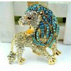 Betsey Johnson LION King LEO Astrology Sign ZODIAC Rhinestone Necklace