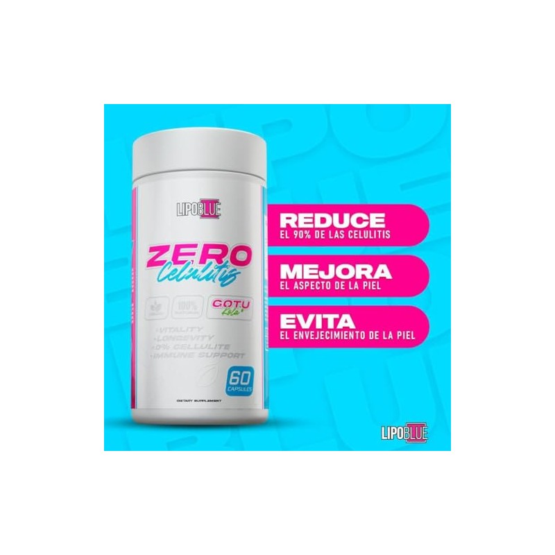 Zero Celulitis – Fórmula Avanzada Anticelulitis | Reductor, Reafirmante y