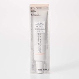 Muji Cream UV Foundation, Slightly Bright, Standard Skin Color, 1.1 oz (30 g) x 1