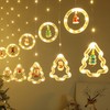 BLOOMWIN Christmas Lights, Fairy Lights, Window, Indoor, Ring and Christmas