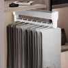 DBREAKS Extendable Clothes Rail for Pull-Out Clothes Hangers, Wardrobe Rail,