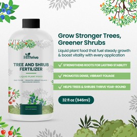 32oz Tree and Shrub Plant Food - Makes 32 Gallons of Tree and Shrub Fertilizer, Liquid Plant Fertilizer for Healthy Roots, Foliage & Year-Round Growth, Nutrient-Rich Formula for All Trees & Shrubs
