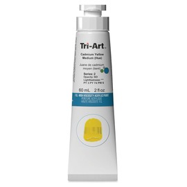 Tri-Art High Viscosity Artist Acrylic - Cadmium Yellow Medium Hue, 60 ml tube