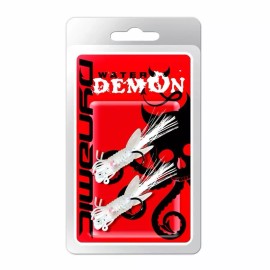 Dynamic Lures WATER DEMON 2 pack, Dynamic Lures (White) 1/16oz Soft hair jig, foxee jig,