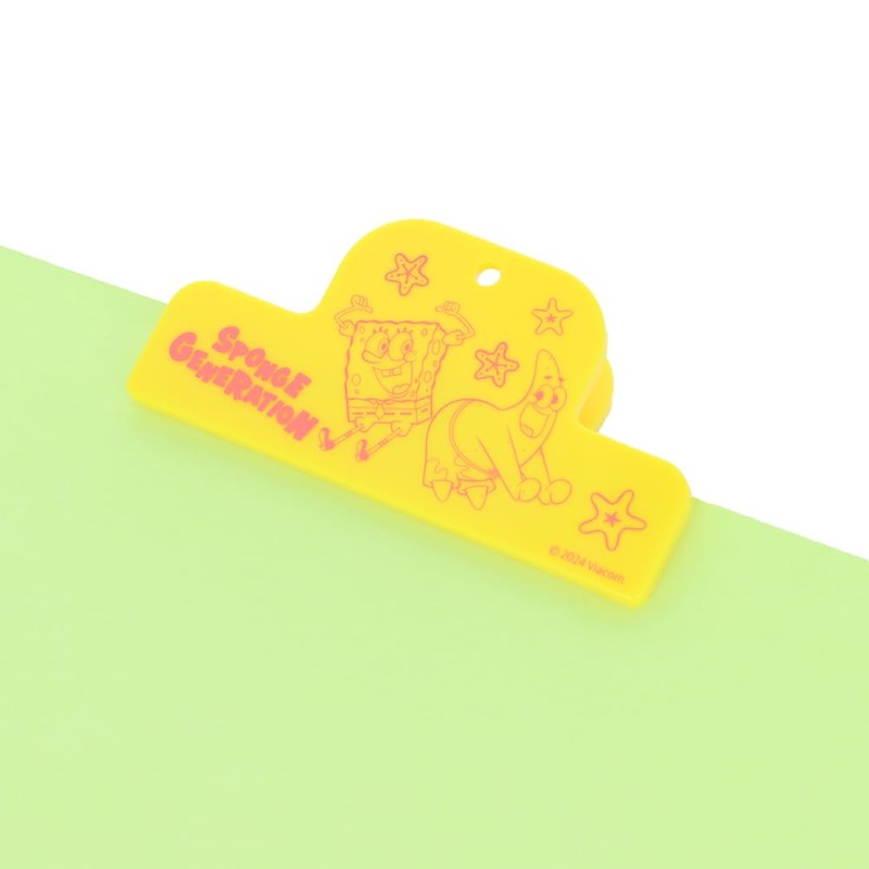 Sunstar Stationery Sponge Bob Clip with Magnet, B Pattern S3624862