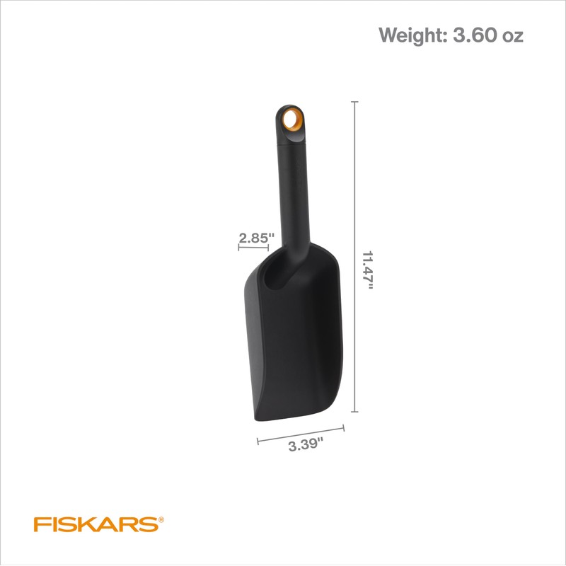 Fiskars Soil Scoop for Potting and Transplanting, Garden Tool Indoor