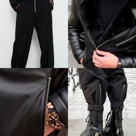 9 inch Metal Zipper Black 9” Antique Brass Metal Heavy Duty Zippers Non Separating Sewing Zipper Craft Zippers